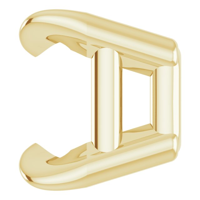 Pre-Notched Claw-Prong Earring Setting