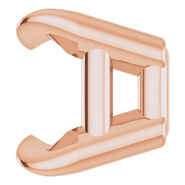 Pre-Notched Claw-Prong Earring Setting