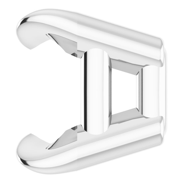 Pre-Notched Claw-Prong Earring Setting