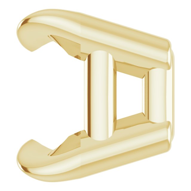 Pre-Notched Claw-Prong Earring Setting