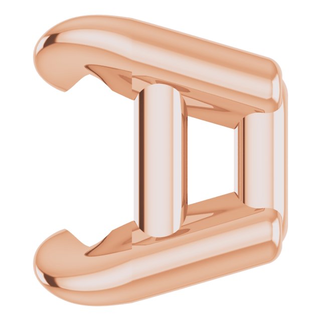 Pre-Notched Claw-Prong Earring Setting