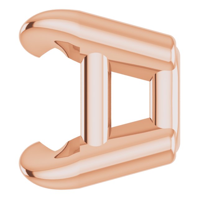 Pre-Notched Claw-Prong Earring Setting