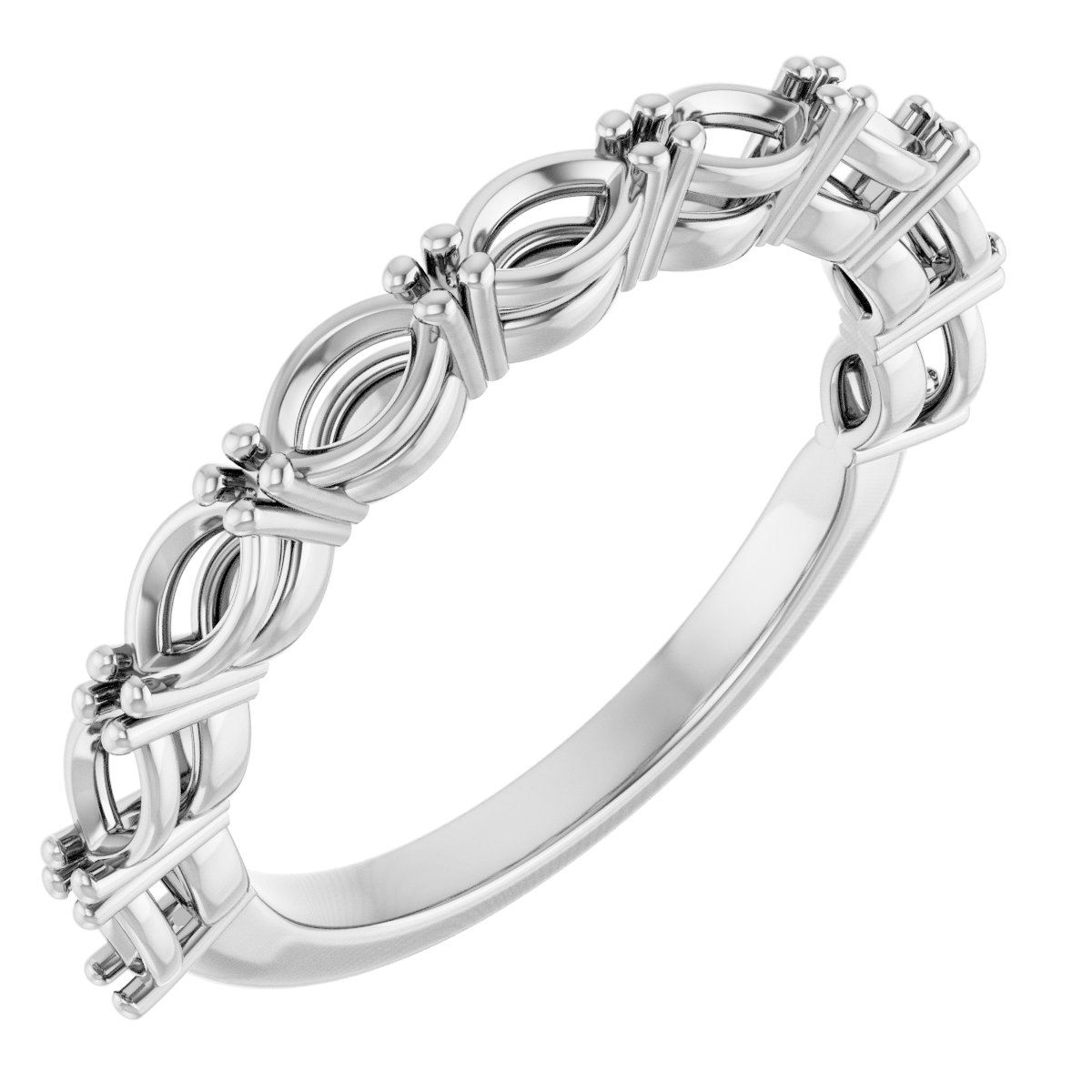 Nine-Stone Anniversary Band
