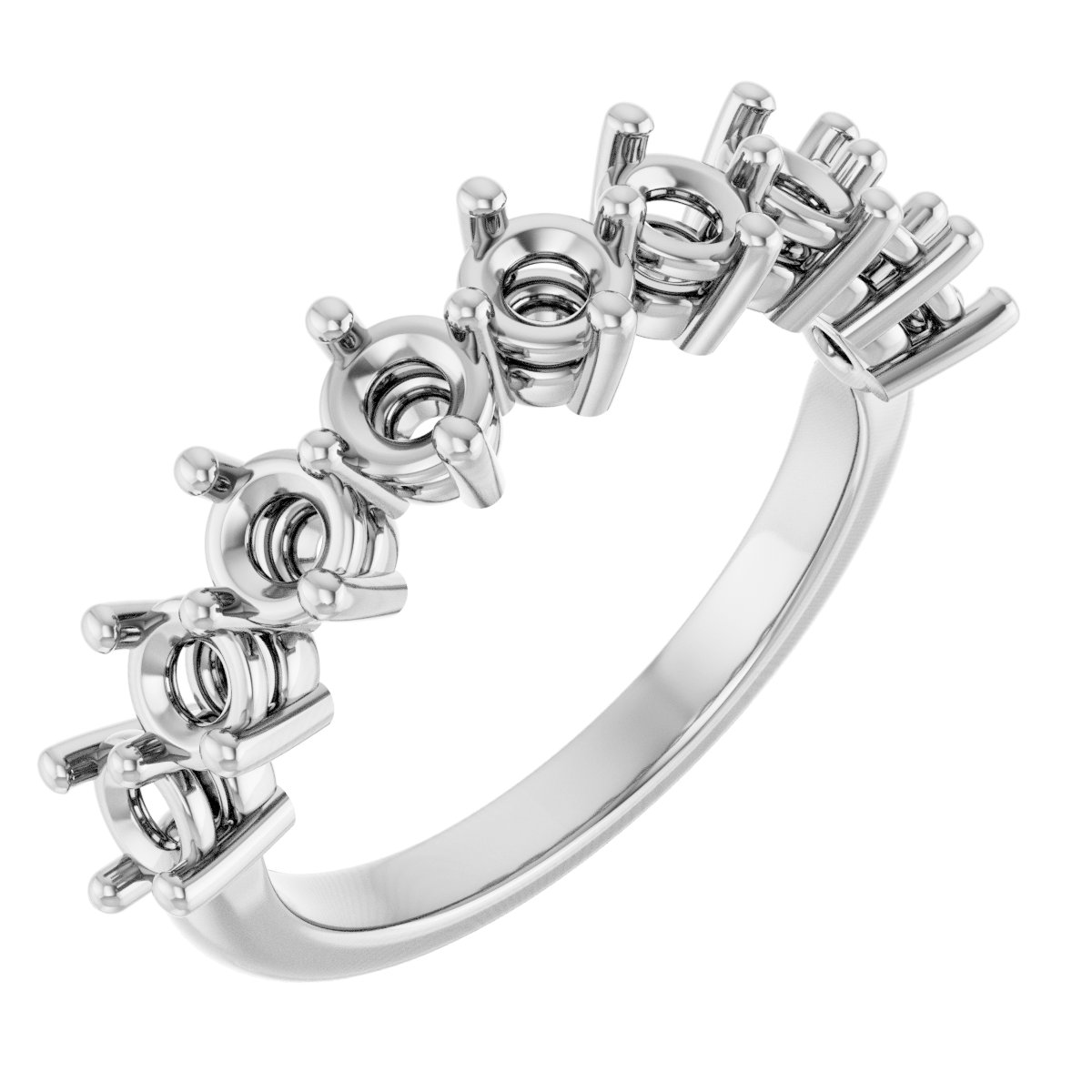 Nine-Stone Anniversary Band