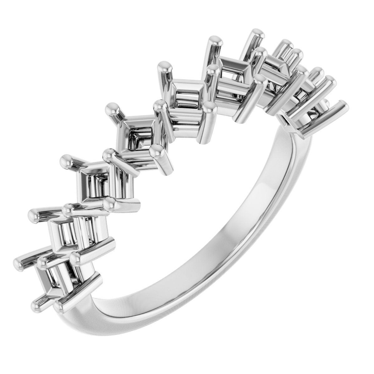 Nine-Stone Anniversary Band