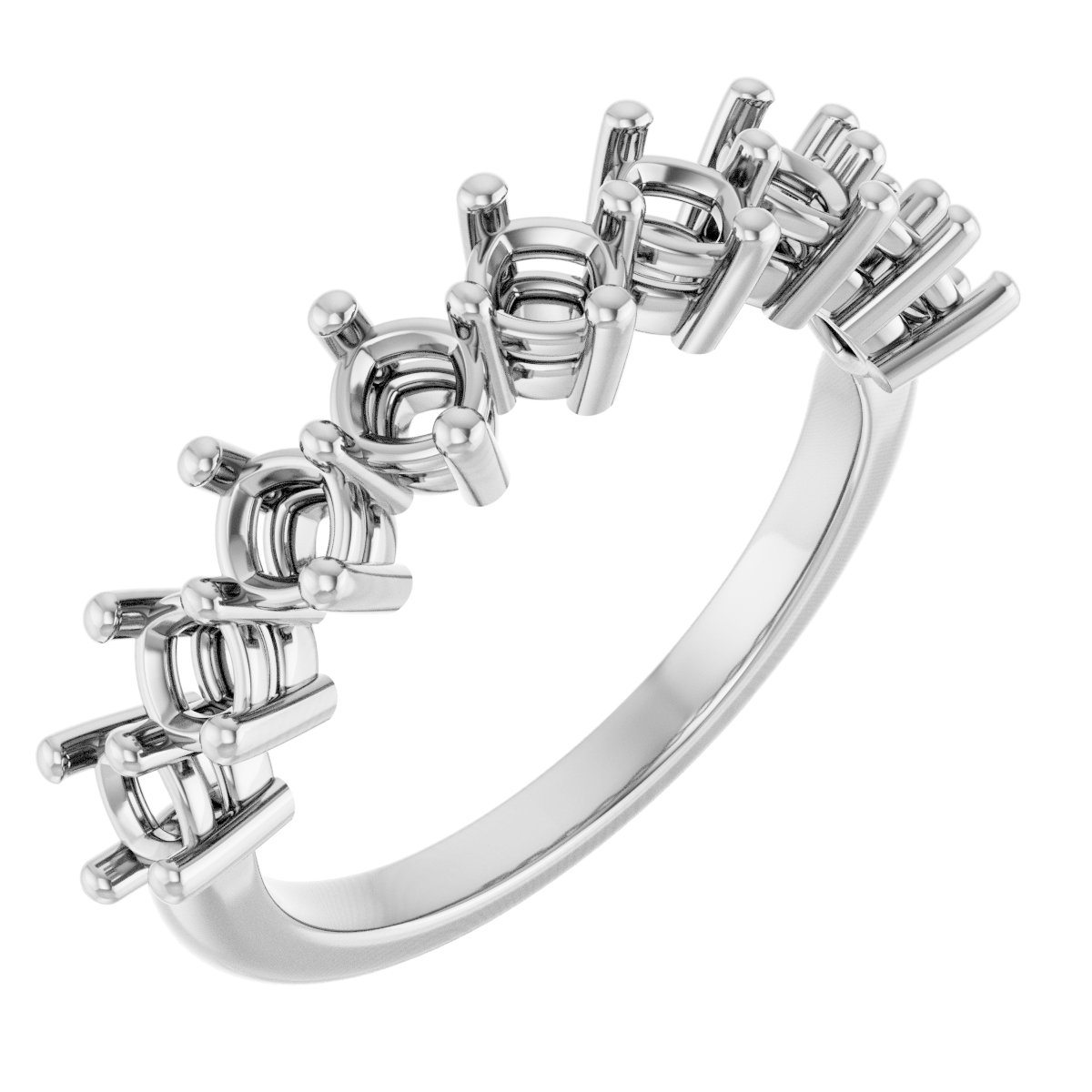 Nine-Stone Anniversary Band