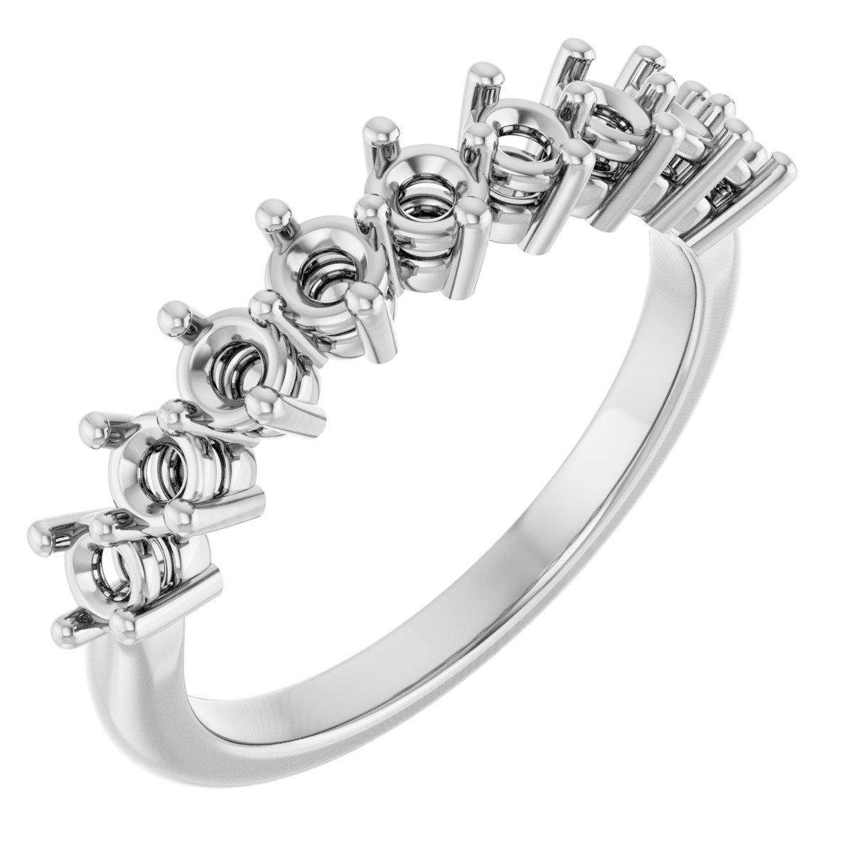 Nine-Stone Anniversary Band