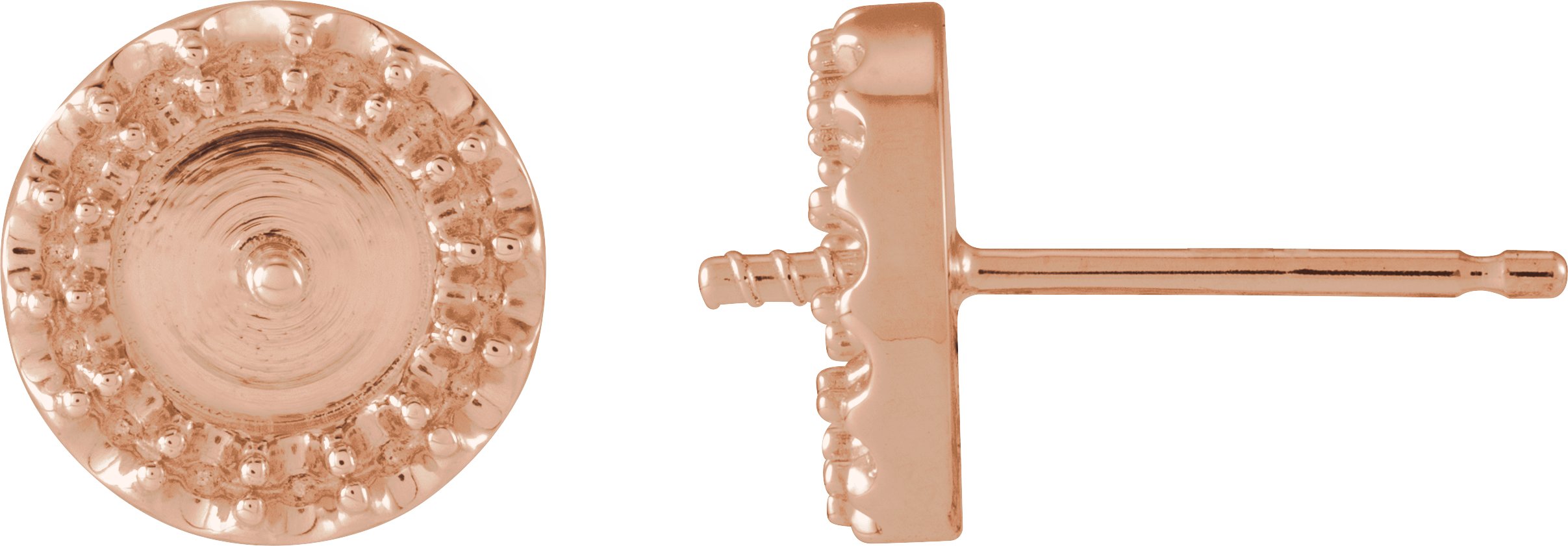 Halo-Style Pearl Earrings