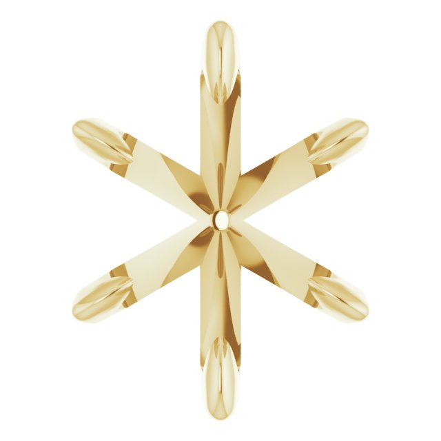 Pre-Notched Claw-Prong Shank Setting
