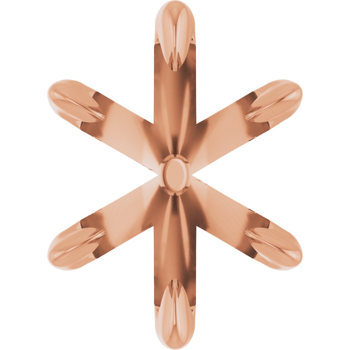 Pre-Notched Claw-Prong Shank Setting