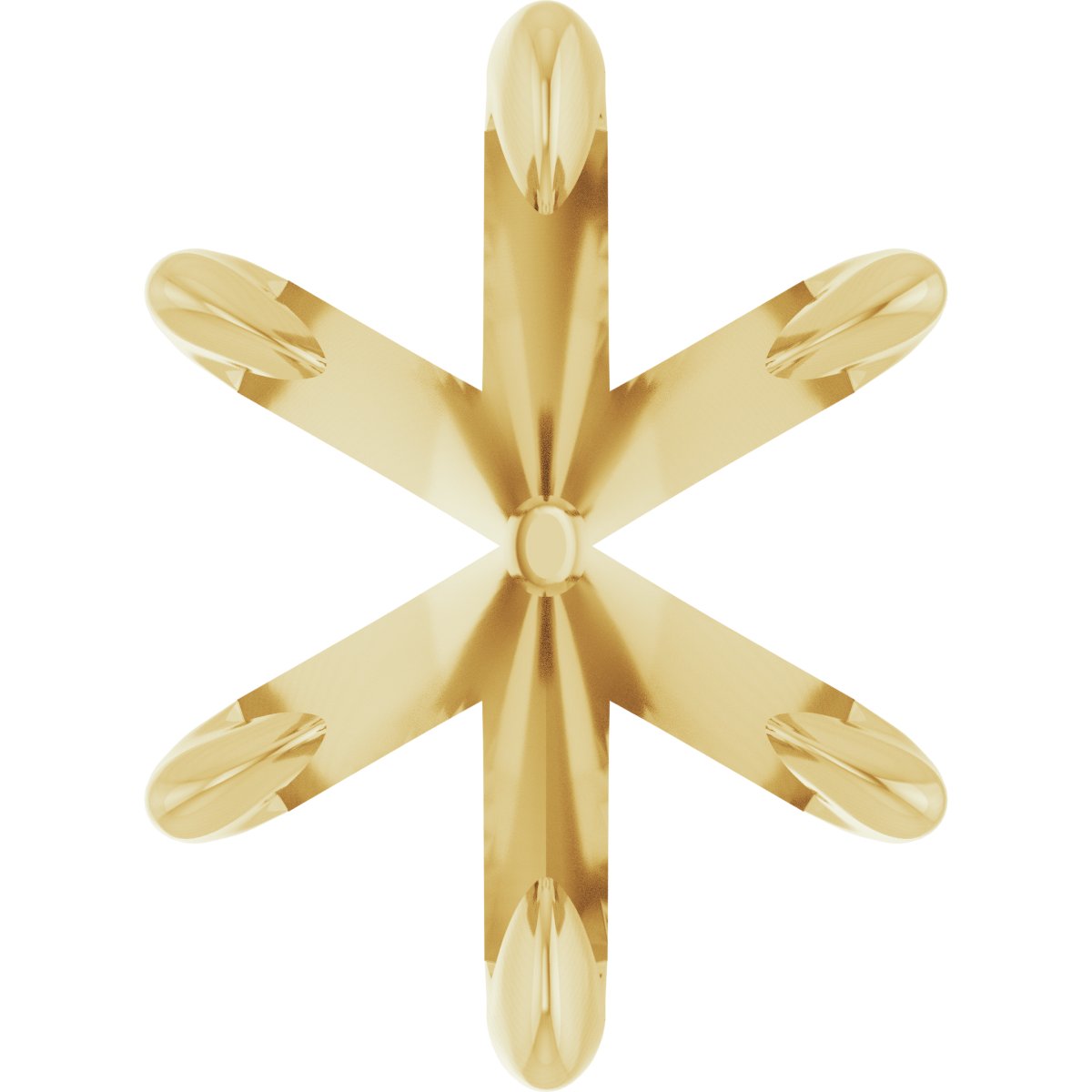 Pre-Notched Claw-Prong Shank Setting