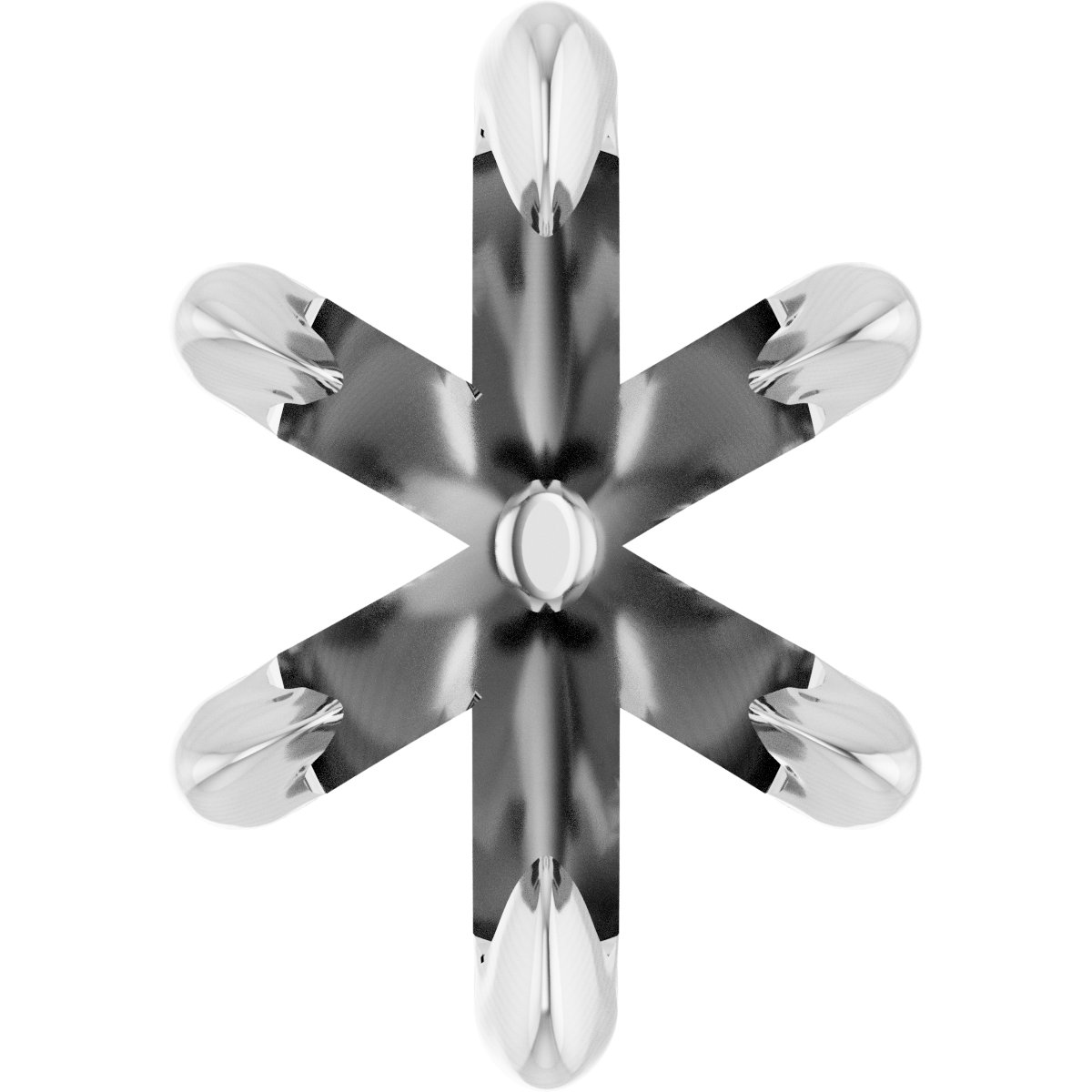 Pre-Notched Claw-Prong Shank Setting