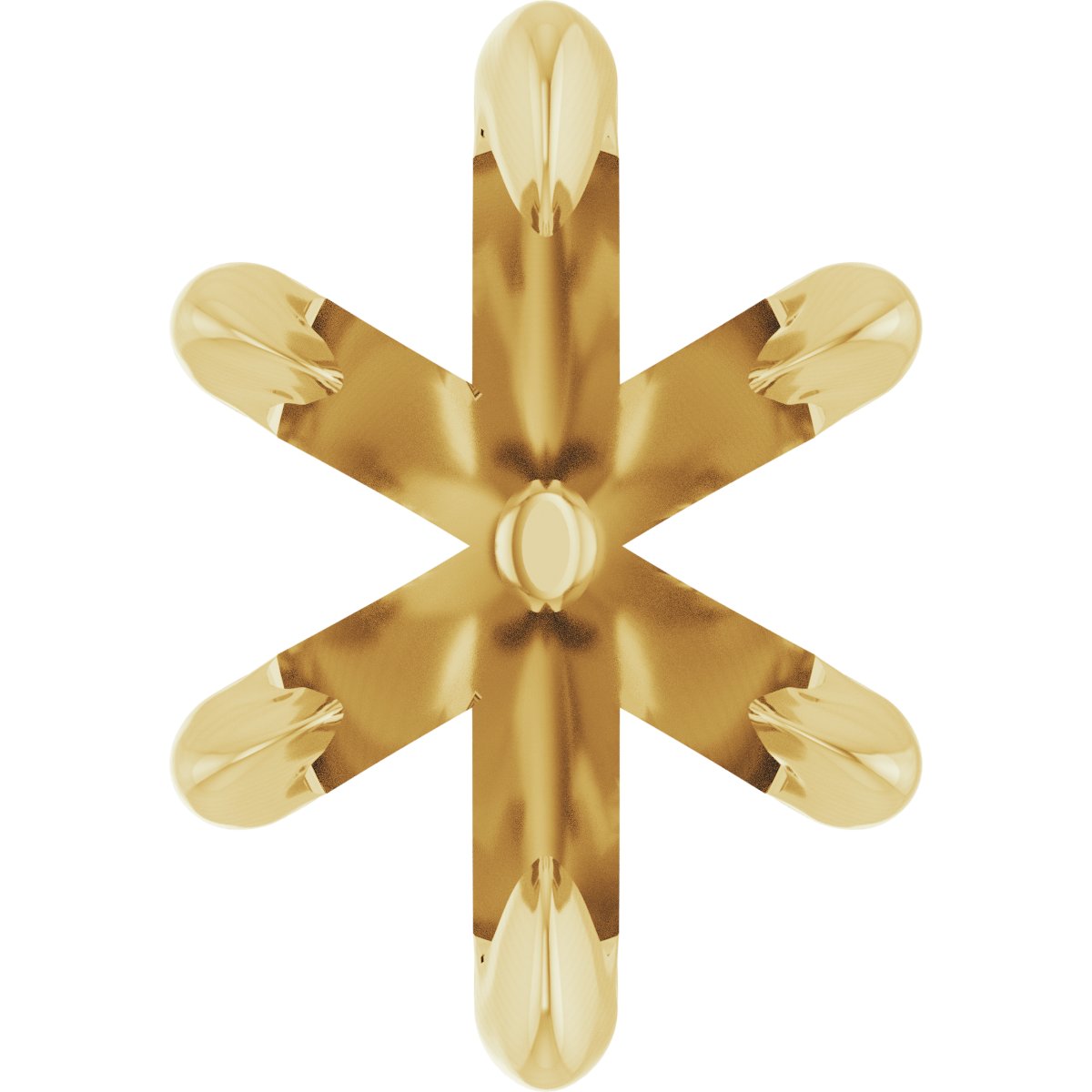 Pre-Notched Claw-Prong Shank Setting
