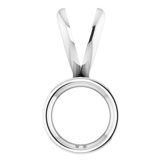 Bezel-Set Solitaire Pendant