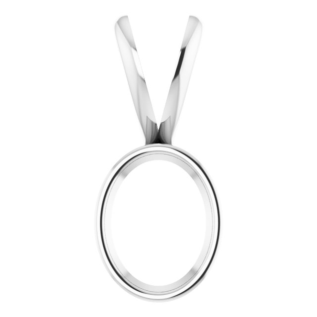 Bezel-Set Solitaire Pendant