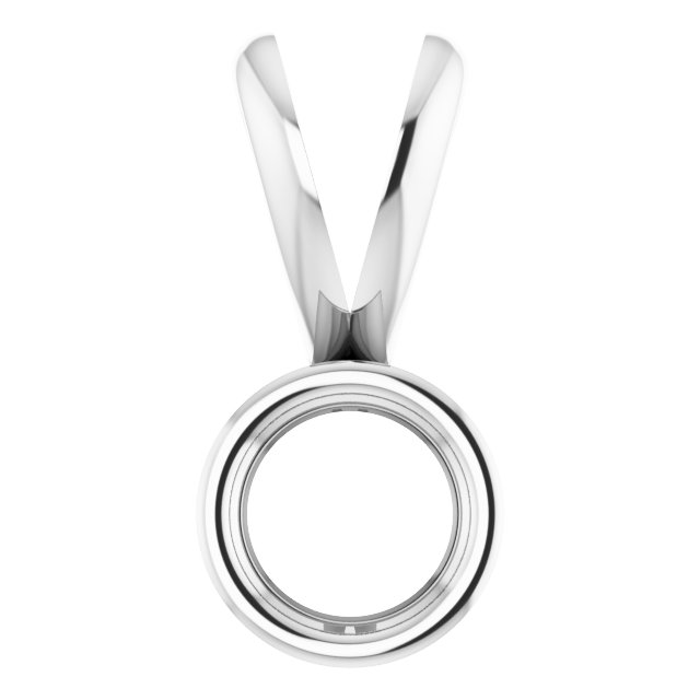 Bezel-Set Solitaire Pendant