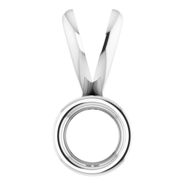 Bezel-Set Solitaire Pendant