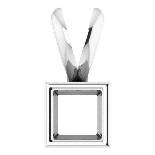 Bezel-Set Solitaire Pendant