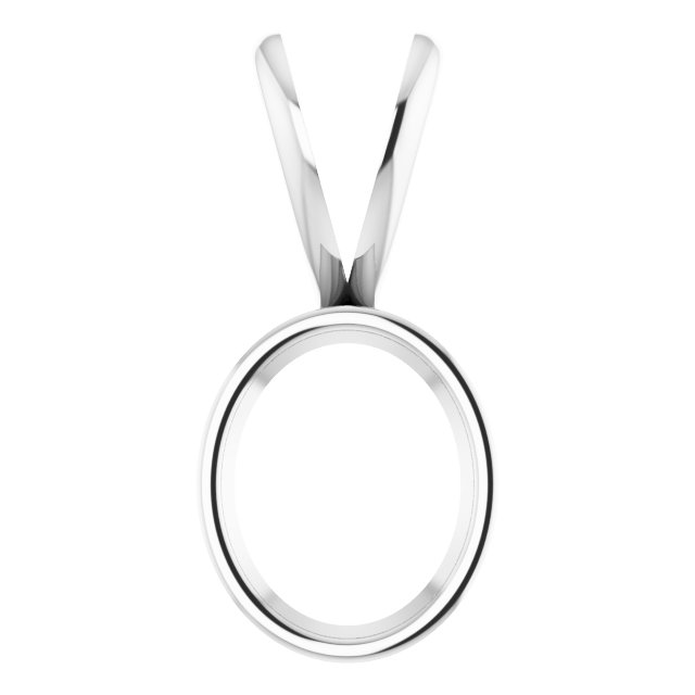 Bezel-Set Solitaire Pendant