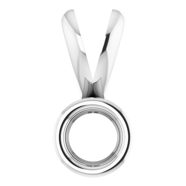 Bezel-Set Solitaire Pendant