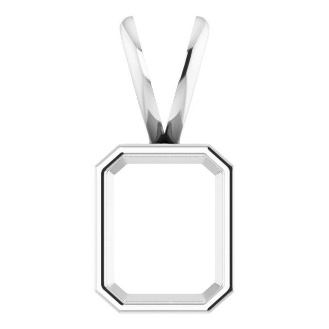 Bezel-Set Solitaire Pendant