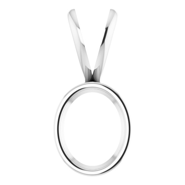 Bezel-Set Solitaire Pendant