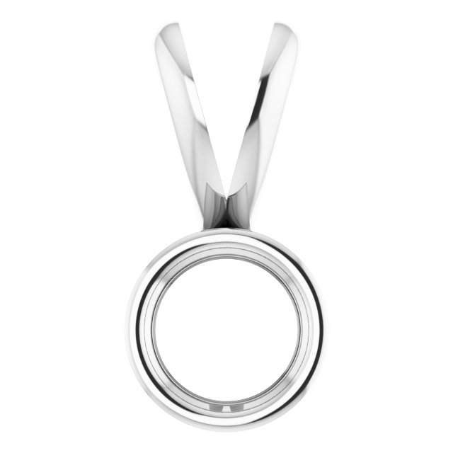 Bezel-Set Solitaire Pendant