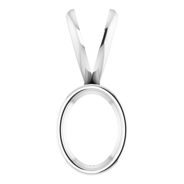Bezel-Set Solitaire Pendant