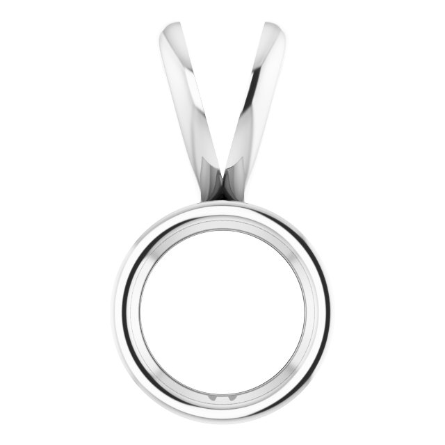 Bezel-Set Solitaire Pendant