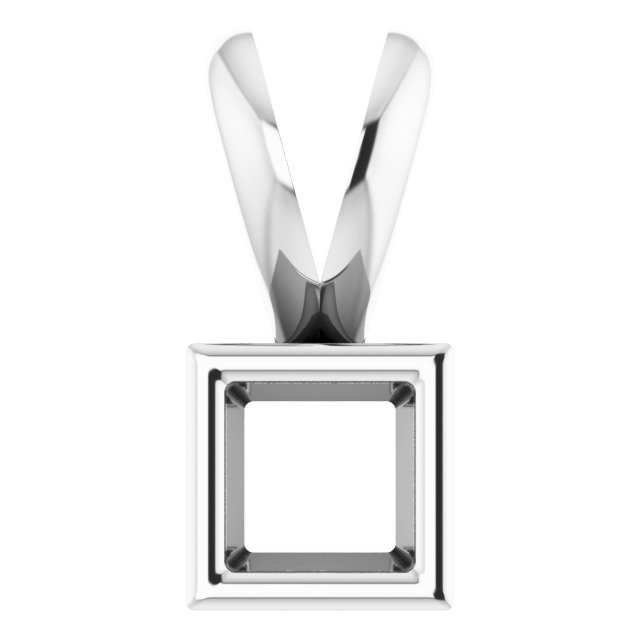 Bezel-Set Solitaire Pendant