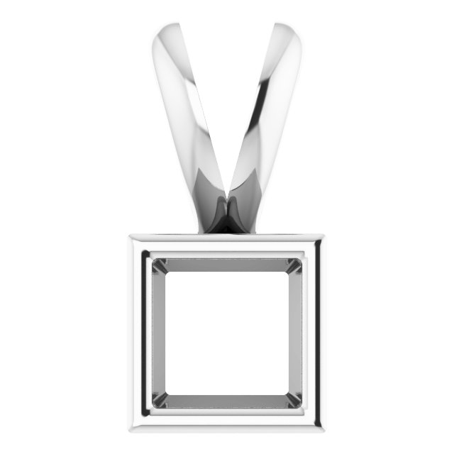 Bezel-Set Solitaire Pendant