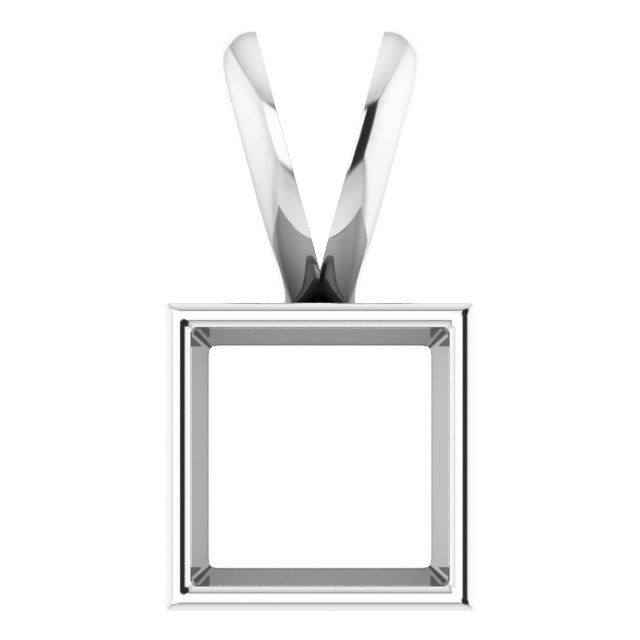 Bezel-Set Solitaire Pendant