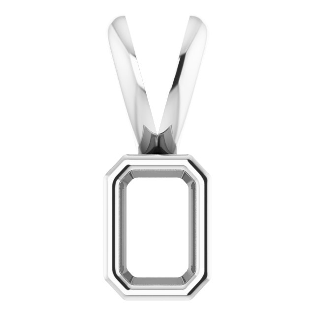 Bezel-Set Solitaire Pendant