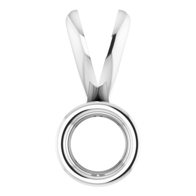 Bezel-Set Solitaire Pendant