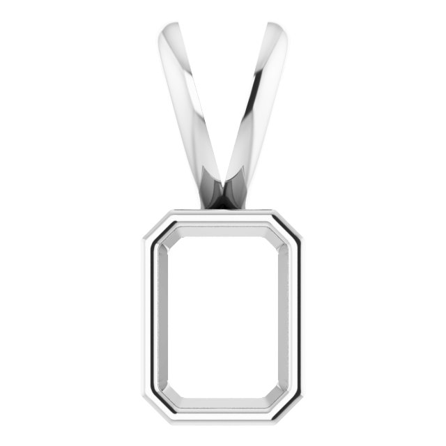 Bezel-Set Solitaire Pendant