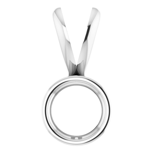 Bezel-Set Solitaire Pendant