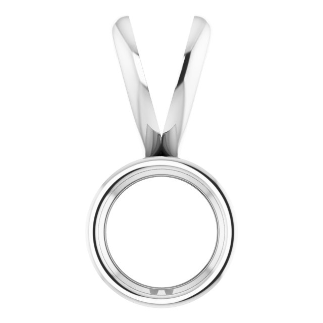 Bezel-Set Solitaire Pendant