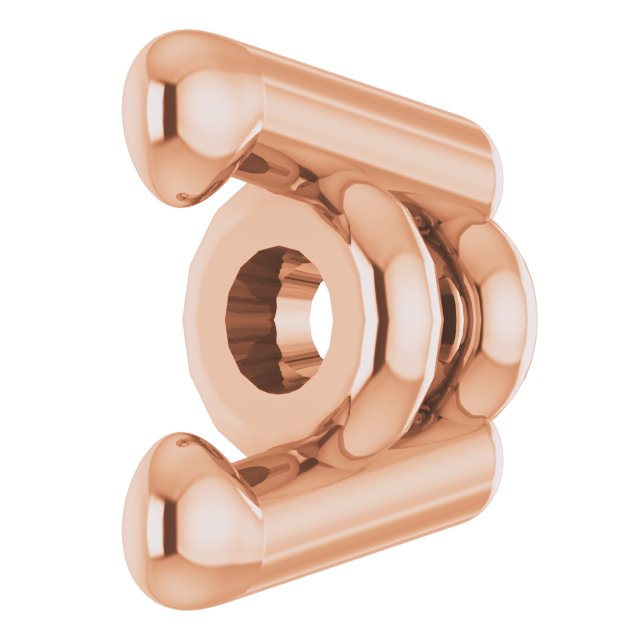 Round 2-Prong Earring Setting