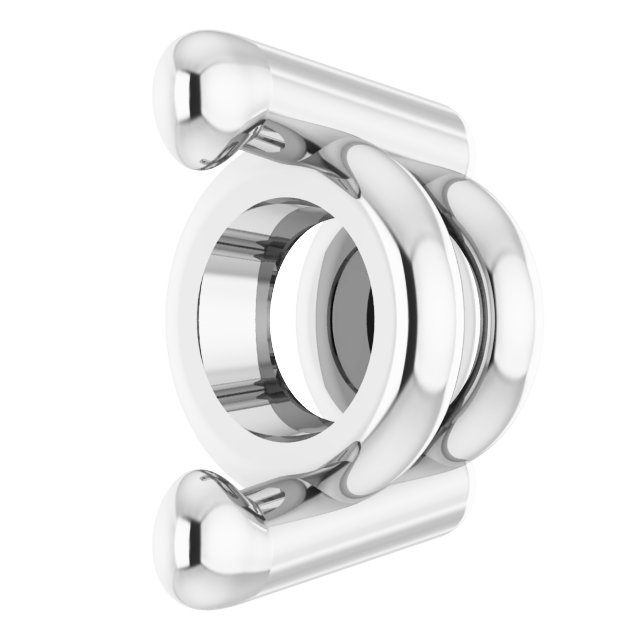 Round 2-Prong Earring Setting