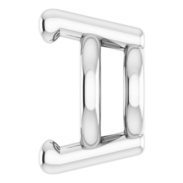Round 2-Prong Earring Setting