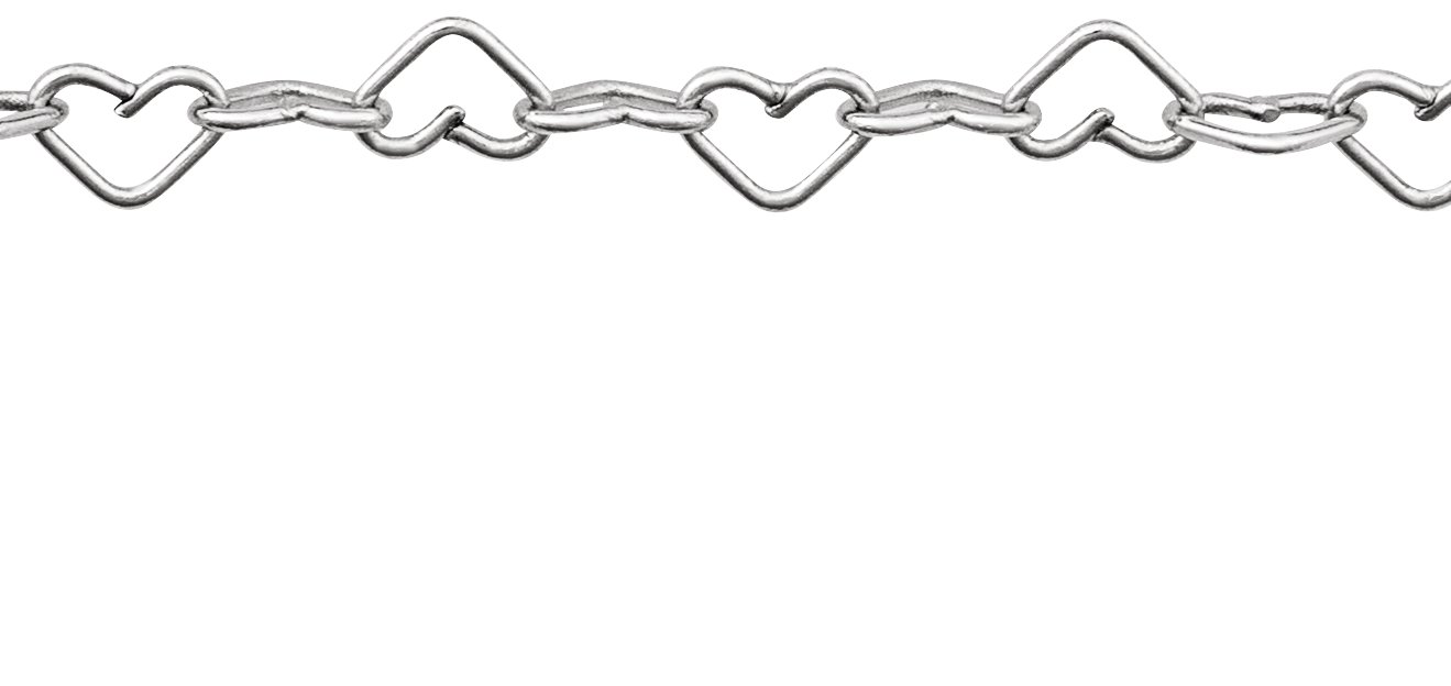 14K Yellow Gold-Filled 3.2 mm Heart 9" Chain view 2