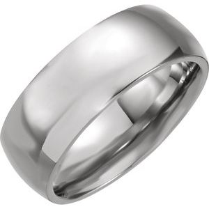 Stainless Steel 6 mm Ring Size 6.5