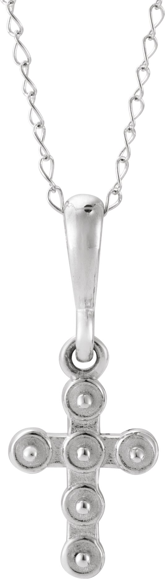 Pearl Youth Cross Necklace or Pendant