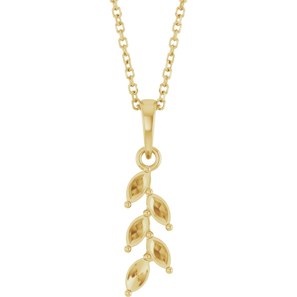 Family Leaf Necklace or Pendant