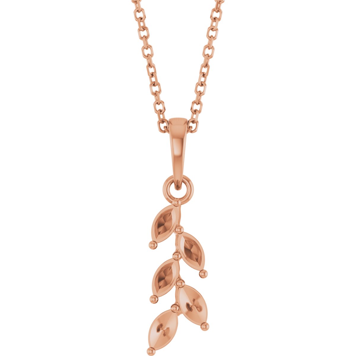 Family Leaf Necklace or Pendant