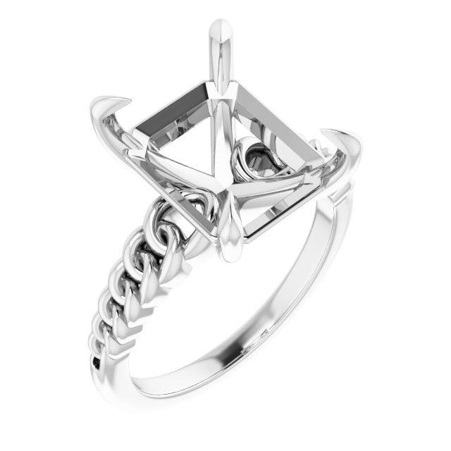 Claw-Prong Chain Link Ring