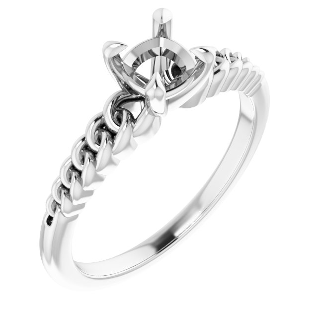 Claw-Prong Chain Link Ring