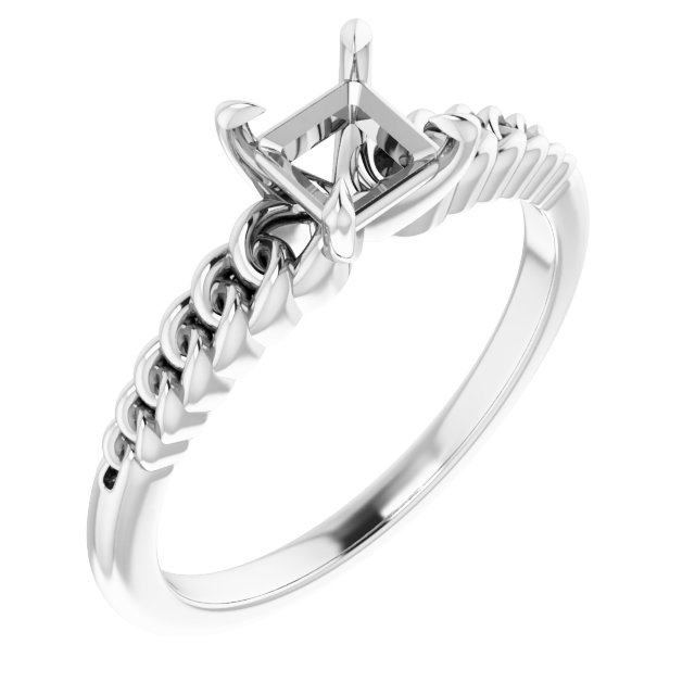 Claw-Prong Chain Link Ring