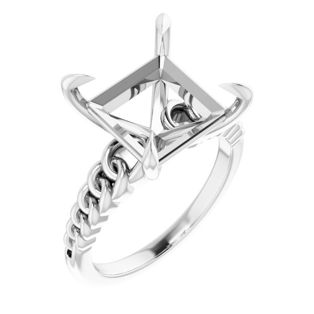 Claw-Prong Chain Link Ring