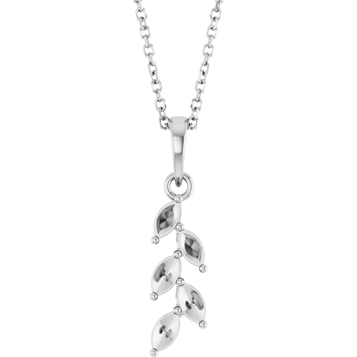 Family Leaf Necklace or Pendant